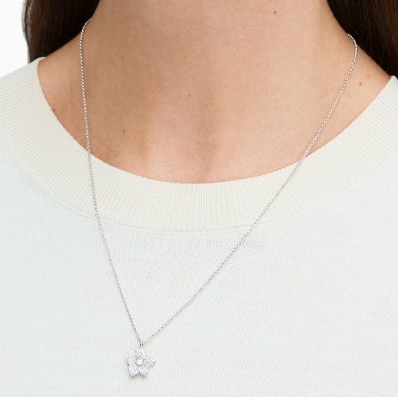 🆕🎁 Kate Spade Blooming Pave Studs & Necklace - Picture 2 of 3